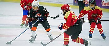 A scene from the island league