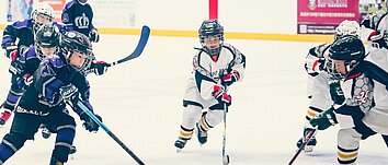 A goalie training